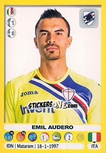 Sticker Emil Audero - Calciatori 2018-2019 - Panini