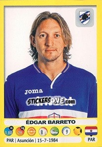 Sticker Édgar Barreto - Calciatori 2018-2019 - Panini