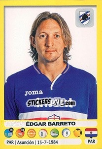 Sticker Édgar Barreto - Calciatori 2018-2019 n. 438 - Panini