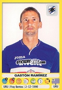 Sticker Gastón Ramírez - Calciatori 2018-2019 - Panini