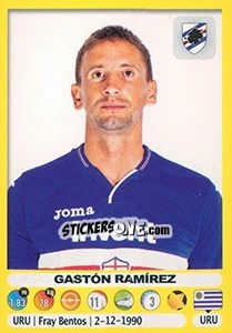 Sticker Gastón Ramírez - Calciatori 2018-2019 n. 444 - Panini