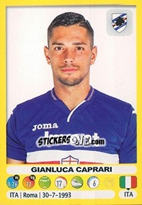 Figurina Gianluca Caprari - Calciatori 2018-2019 - Panini