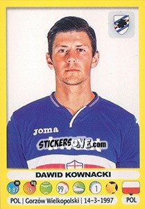 Sticker Dawid Kownacki - Calciatori 2018-2019 - Panini