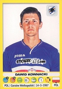Sticker Dawid Kownacki - Calciatori 2018-2019 n. 446 - Panini