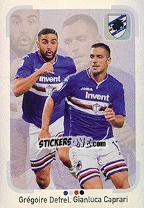 Sticker Sampdoria (Defrel / Caprari) - Calciatori 2018-2019 n. 449 - Panini