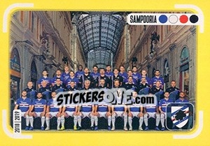 Sticker Squadra Sampdoria