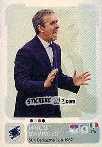 Sticker Marco Giampaolo (Allenatore) - Calciatori 2018-2019 n. 452 - Panini