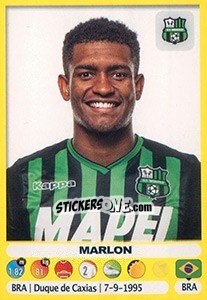 Sticker Marlon - Calciatori 2018-2019 n. 456 - Panini