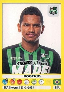 Sticker Rogério - Calciatori 2018-2019 n. 460 - Panini