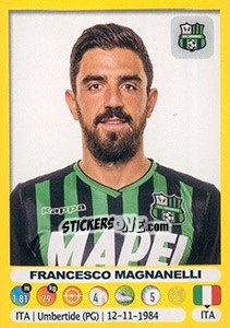 Cromo Francesco Magnanelli - Calciatori 2018-2019 - Panini