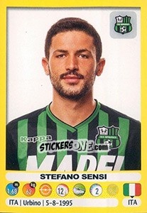 Sticker Stefano Sensi - Calciatori 2018-2019 n. 465 - Panini