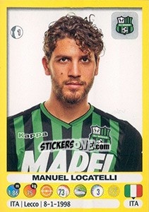 Sticker Manuel Locatelli - Calciatori 2018-2019 n. 466 - Panini
