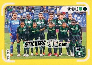 Cromo Squadra Sassuolo - Calciatori 2018-2019 - Panini