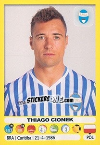 Figurina Thiago Cionek - Calciatori 2018-2019 - Panini