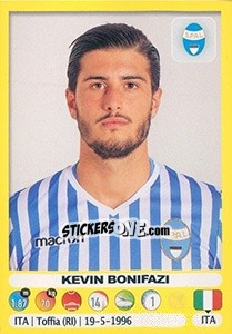 Figurina Kevin Bonifazi - Calciatori 2018-2019 - Panini