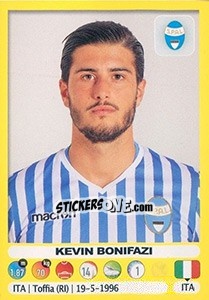 Sticker Kevin Bonifazi - Calciatori 2018-2019 n. 487 - Panini