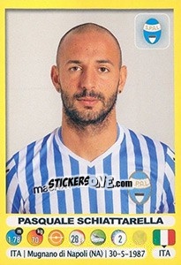Sticker Pasquale Schiattarella - Calciatori 2018-2019 n. 497 - Panini