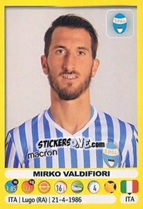 Cromo Mirko Valdifiori - Calciatori 2018-2019 - Panini