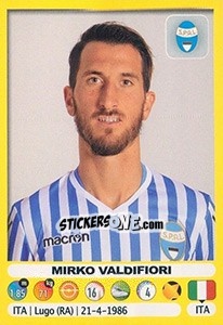 Sticker Mirko Valdifiori - Calciatori 2018-2019 n. 498 - Panini