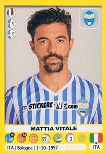 Figurina Mattia Vitale - Calciatori 2018-2019 - Panini