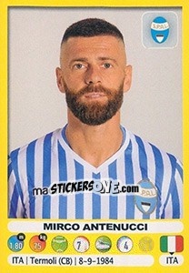 Figurina Mirco Antenucci - Calciatori 2018-2019 - Panini
