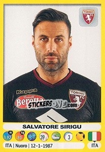 Cromo Salvatore Sirigu - Calciatori 2018-2019 - Panini