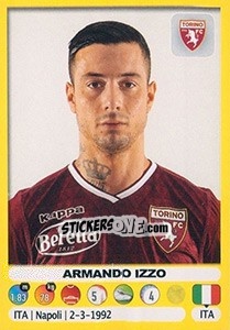Cromo Armando Izzo - Calciatori 2018-2019 - Panini