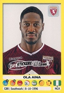Sticker Ola Aina - Calciatori 2018-2019 n. 519 - Panini