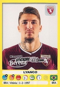 Sticker Lyanco - Calciatori 2018-2019 n. 520 - Panini