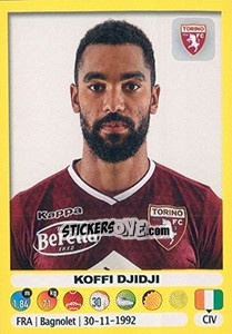 Sticker Koffi Djidji - Calciatori 2018-2019 - Panini