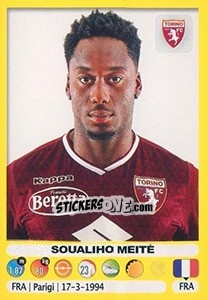 Figurina Soualiho Meité - Calciatori 2018-2019 - Panini