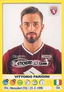 Sticker Vittorio Parigini - Calciatori 2018-2019 n. 528 - Panini