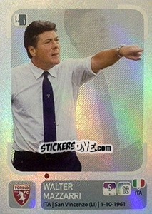 Cromo Walter Mazzarri (Allenatore) - Calciatori 2018-2019 - Panini