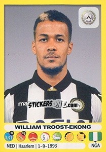 Sticker William Troost-Ekong - Calciatori 2018-2019 n. 540 - Panini