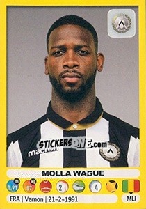 Sticker Molla Wague - Calciatori 2018-2019 n. 547 - Panini
