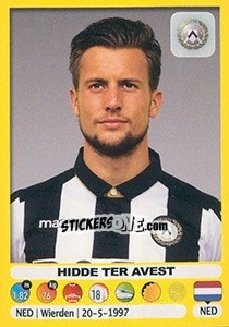Sticker Hidde ter Avest - Calciatori 2018-2019 n. 548 - Panini