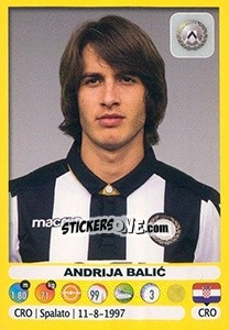 Sticker Andrija Balic - Calciatori 2018-2019 - Panini