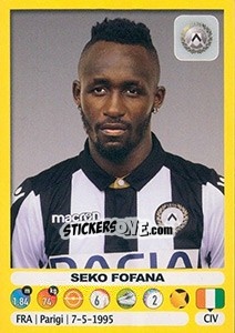 Figurina Seko Fofana - Calciatori 2018-2019 - Panini