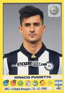 Sticker Ignacio Pussetto - Calciatori 2018-2019 - Panini