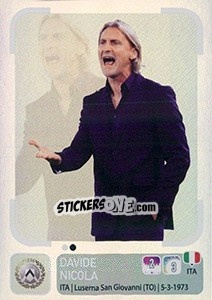 Sticker Davide Nicola (Allenatore) - Calciatori 2018-2019 n. 564 - Panini