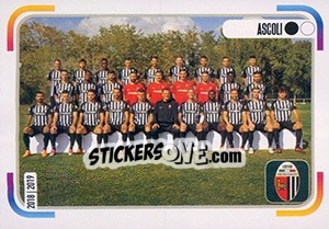 Figurina Squadra Ascoli - Calciatori 2018-2019 - Panini