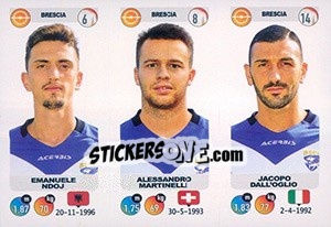 Sticker Emanuele Ndoj / Alessandro Martinelli / Jacopo Dall'Oglio