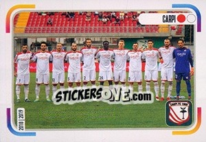 Figurina Squadra Carpi - Calciatori 2018-2019 - Panini