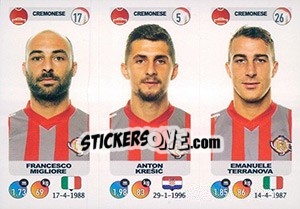 Sticker Francesco Migliore / Anton Krešic / Emanuele Terranova - Calciatori 2018-2019 n. 613 - Panini