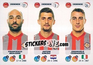 Figurina Francesco Migliore / Anton Krešic / Emanuele Terranova - Calciatori 2018-2019 - Panini