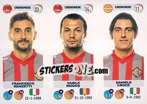 Sticker Francesco Renzetti - Vasile Mogoș - Daniele Croce