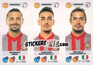 Sticker Mariano Arini / Gaetano Castrovilli / Michele Castagnetti - Calciatori 2018-2019 n. 615 - Panini