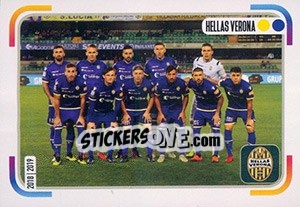 Sticker Squadra Hellas Verona - Calciatori 2018-2019 n. 634 - Panini