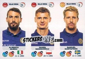 Sticker Alberto Almici - Paweł Dawidowicz - Samuel Gustafson