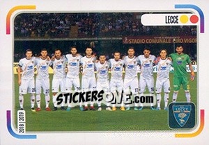 Cromo Squadra Lecce - Calciatori 2018-2019 - Panini